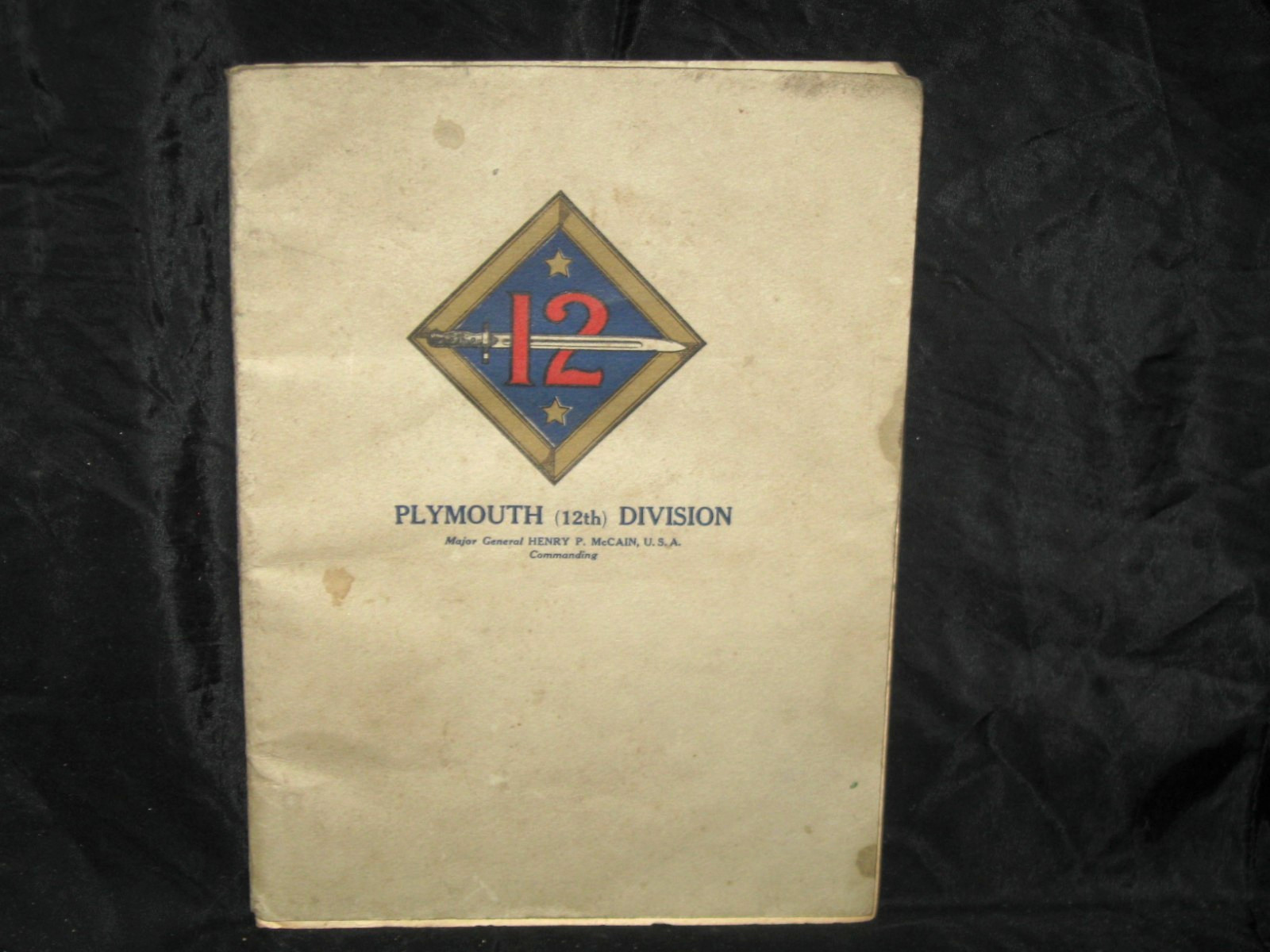 WWI Roster of Plymouth (12th) Division, Camp Devens, Mass. 1918