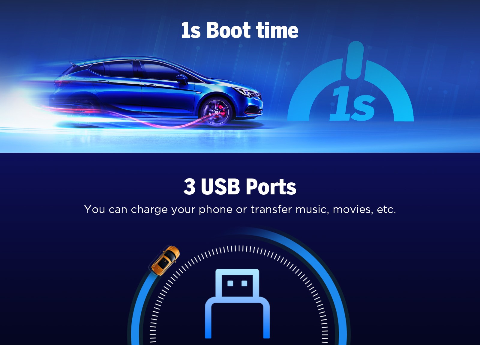 VWX6S Android 9" QLED 6+64GB for VW Tiguan Car Stereo Radio CarPlay GPS+CAM+DVR