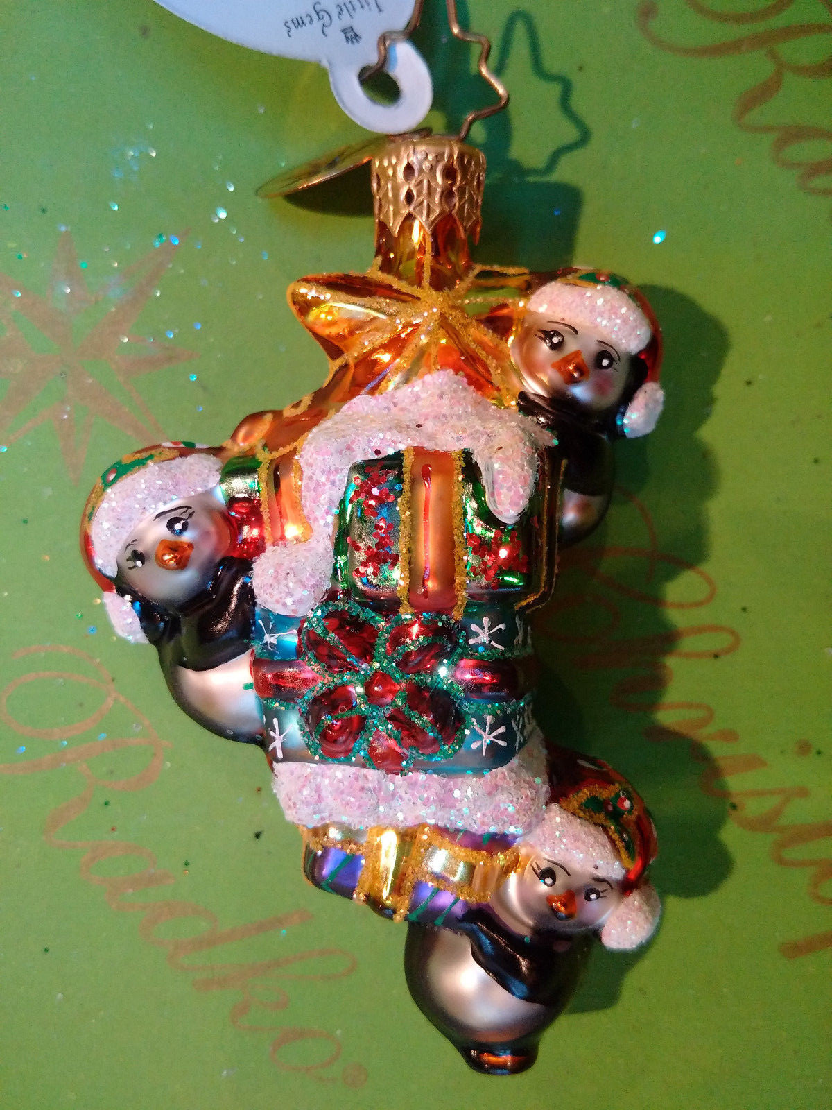 Christopher Radko Three Penny Star Gem Ornament, New Decor