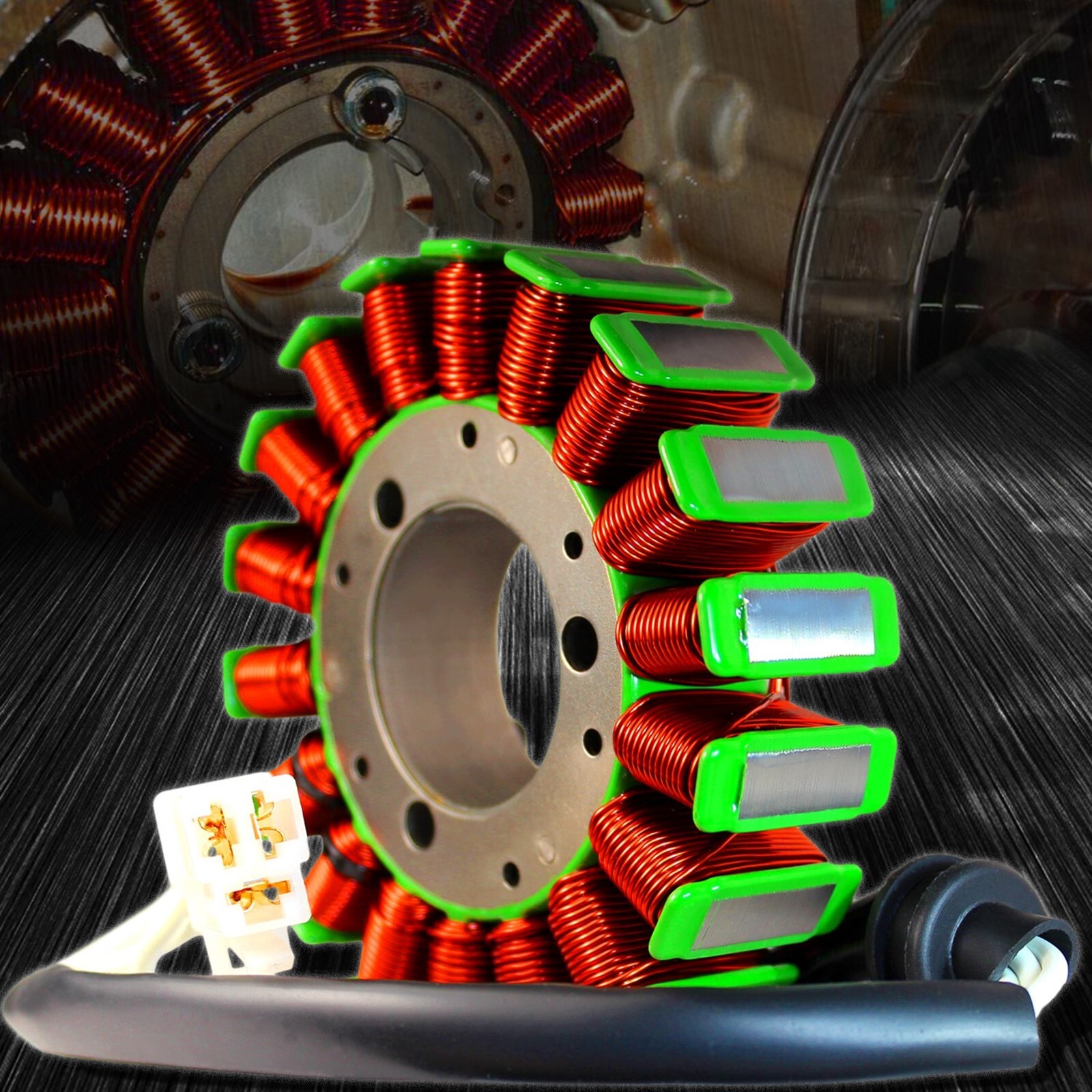 eMUSA OE Magneto Coil Stator+Voltage Rectifier+Gasket 00-03 GSXR 600/750/02 1000