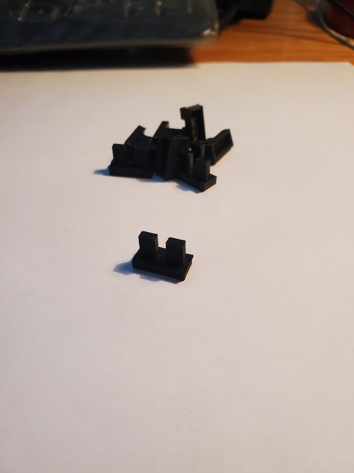 Lego Mini Figure Heel protector 100 Quantity BLACK