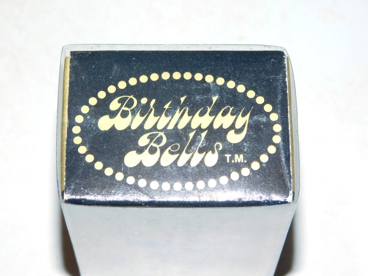 Jasco Birthday Bells Clown Cake Belles Handcrafted Bisque 3.25" Figurines Candle