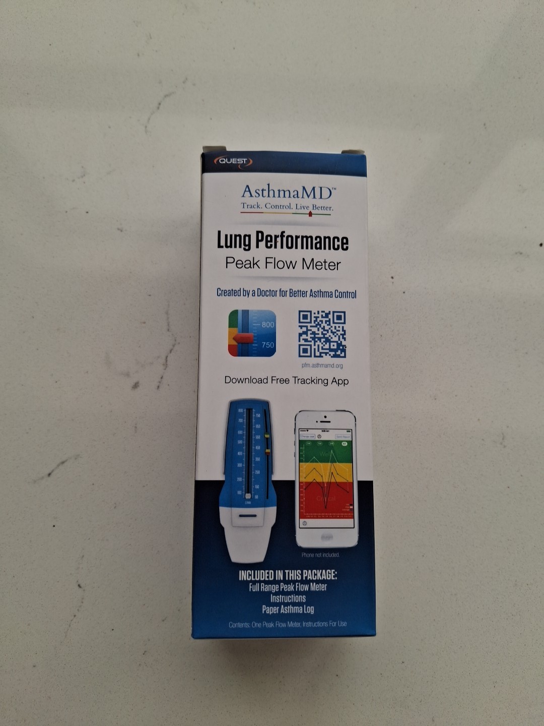 Lung Performance Peak Flow Meter