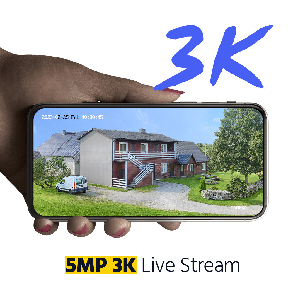 ANNKE 8CH DVR 5MP Audio Security Camera System Human Detection Color Night IP67