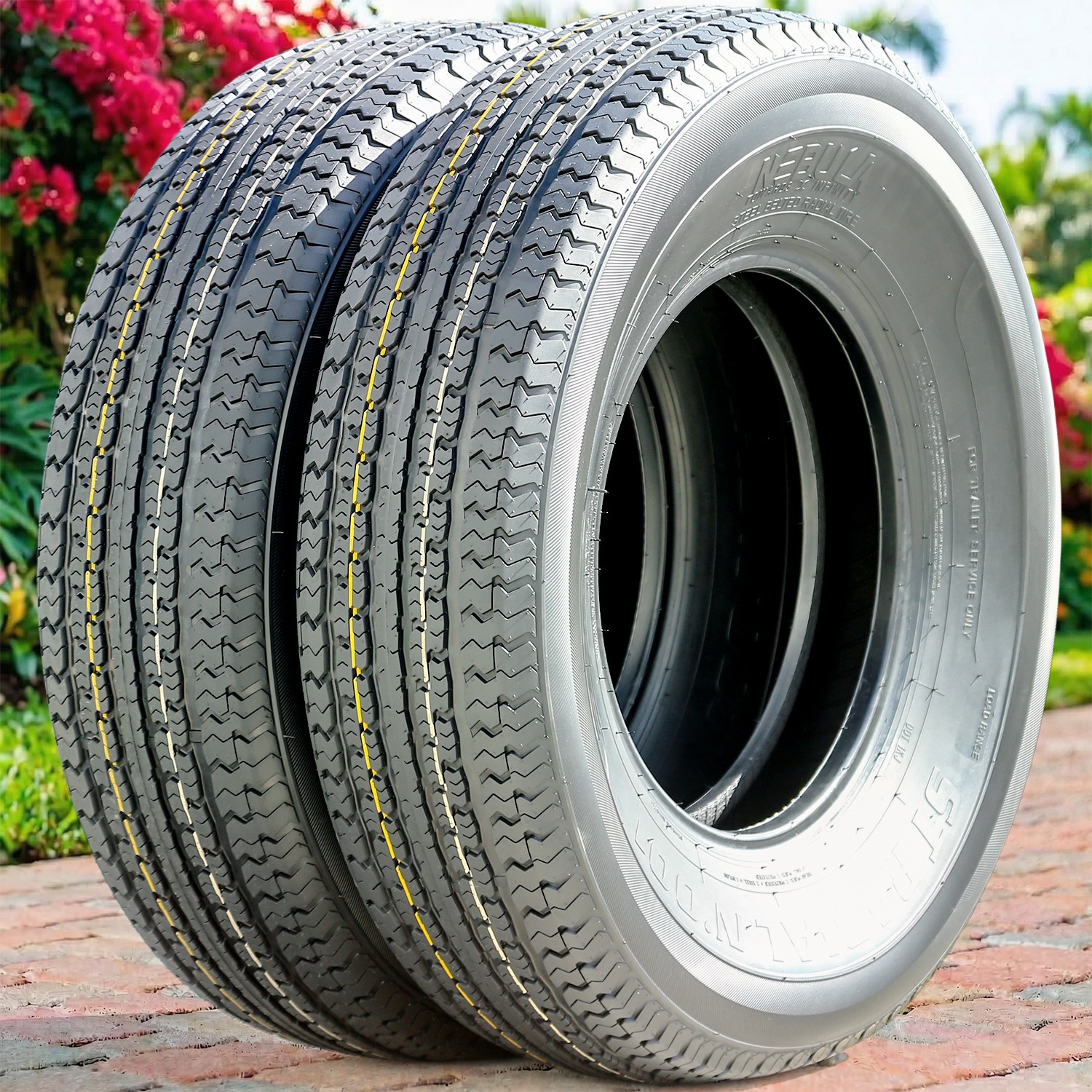 4 Tires Nebula ST Radial N' 001 Semi-Steel ST 205/75R14 Load D 8 Ply (Thailand)