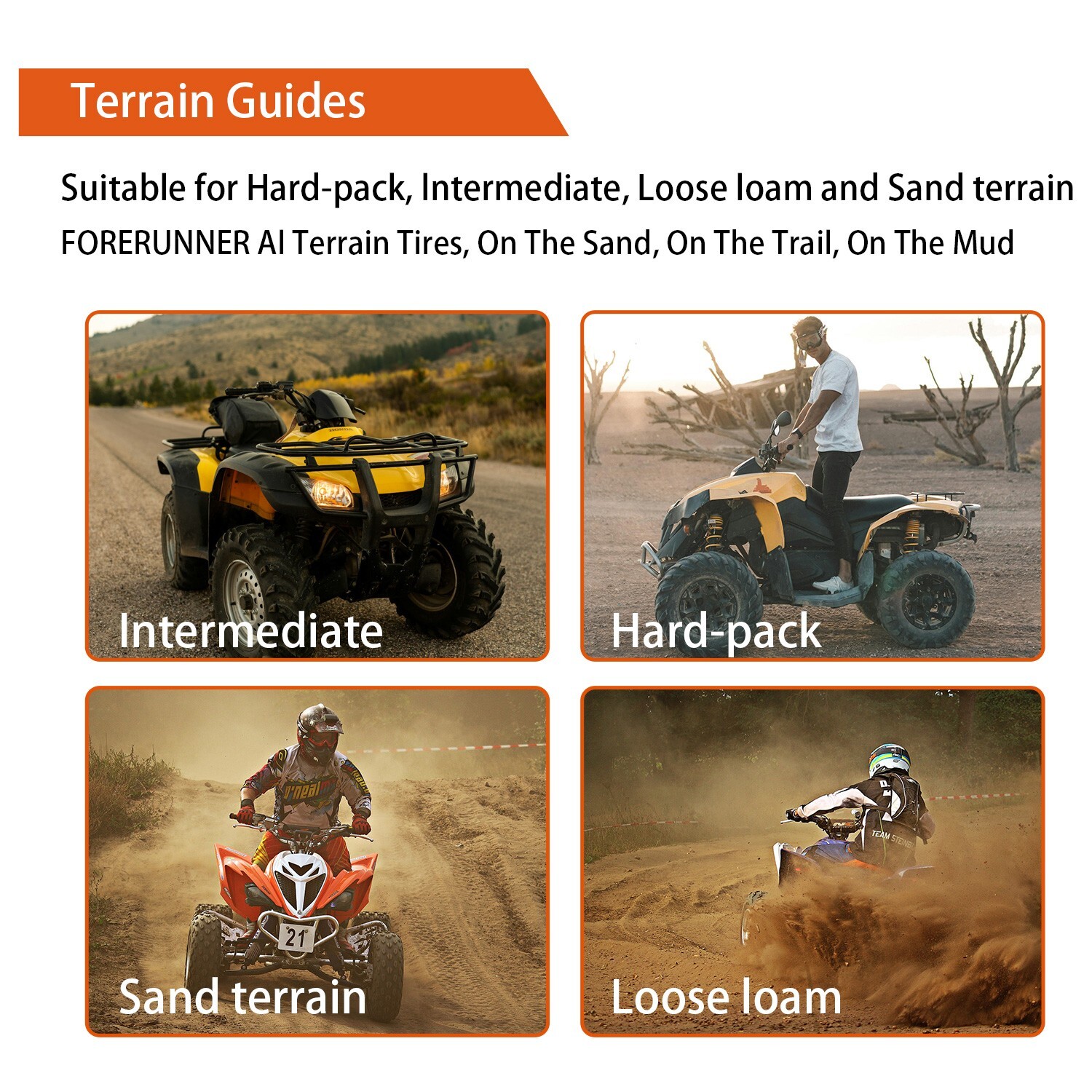 25x11-12 Set 2 ATV Tires 6Ply 25x11x12 UTV Tires 25 11 12 All Terrain Heavy Duty