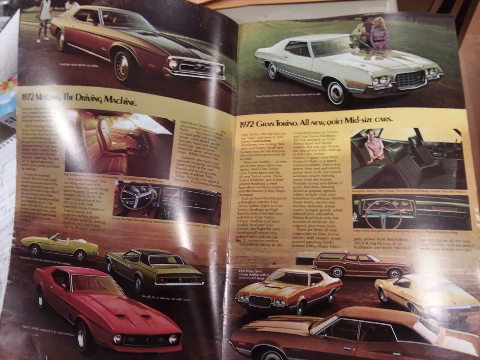 1972 Ford BROCHURE MAVERICK pinto Ltd Torino Free Shipping