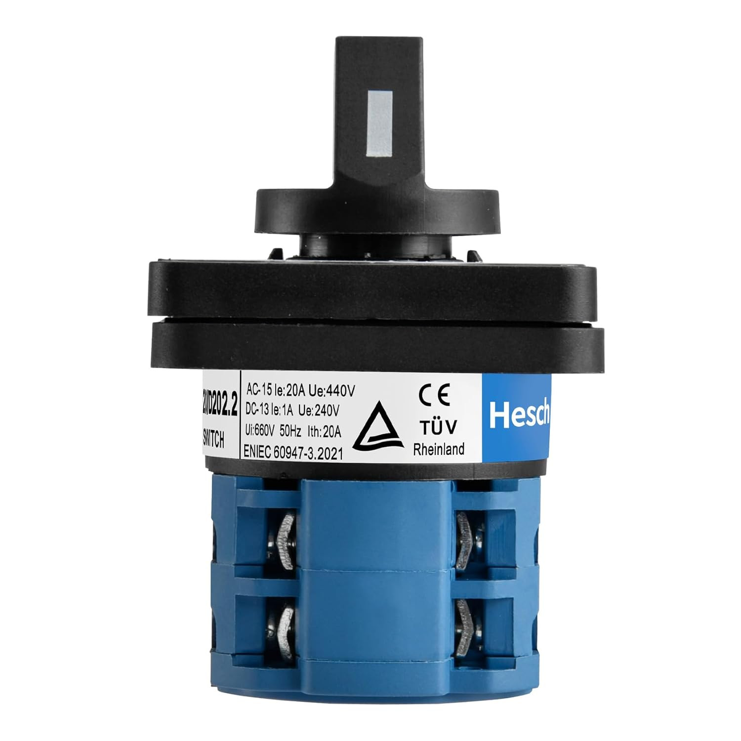 Universal Rotary Cam Selector Changeover Switch SZW26-20/D202.2 660V 20A On-Off-