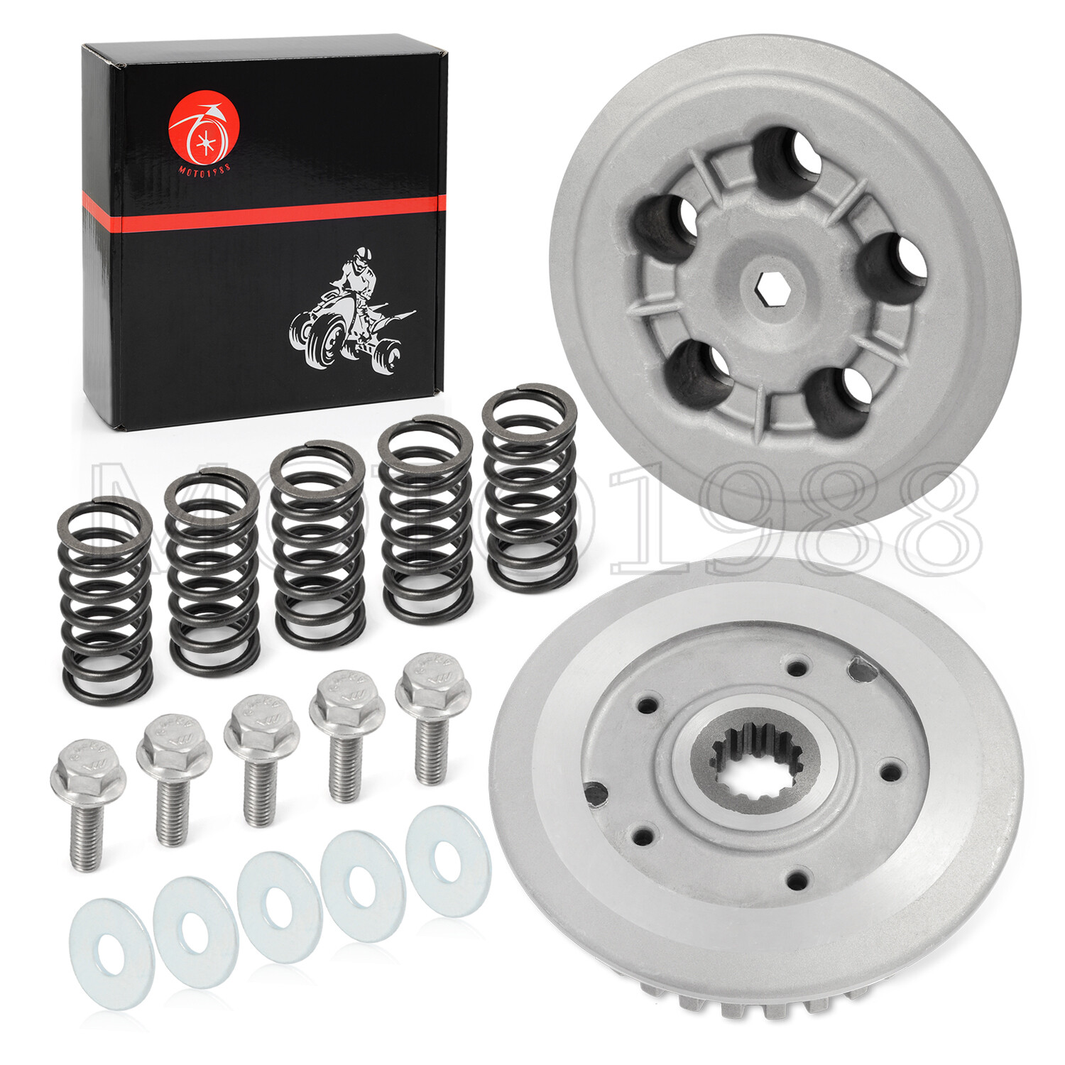 Clutch Plate Kit Heavy Duty Springs & Gasket for Yamaha V Star 650 XVS650 98-11