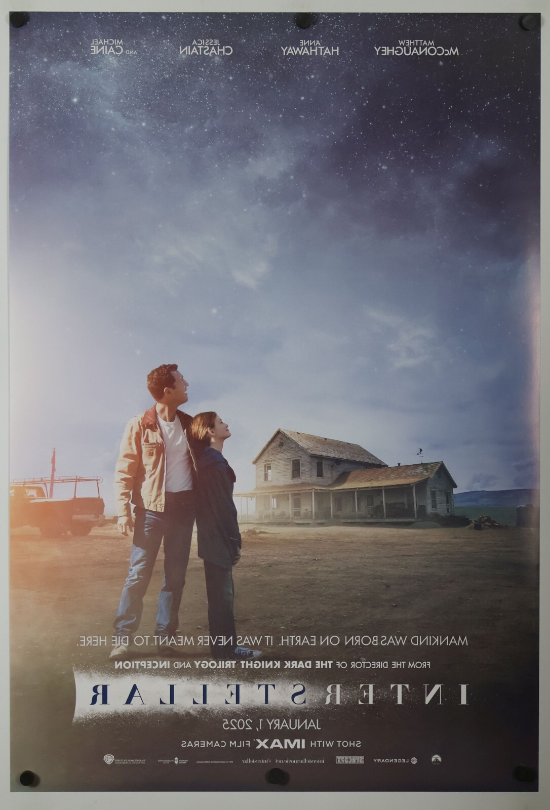 Interstellar - original DS movie poster 27x40 2025 INTL 10th Anniversary Style C