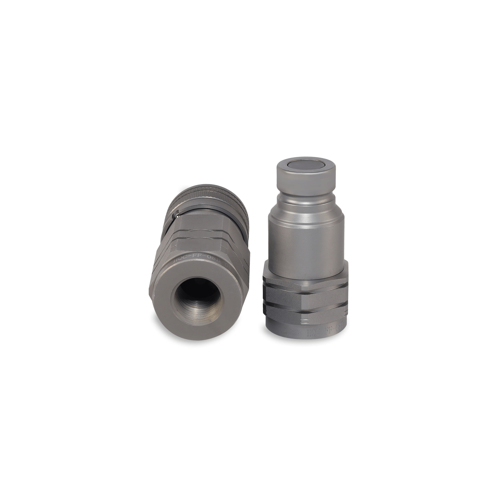 1/2″ Flat Face Hydraulic Quick Couplers Set - 1/2″ NPT Thread