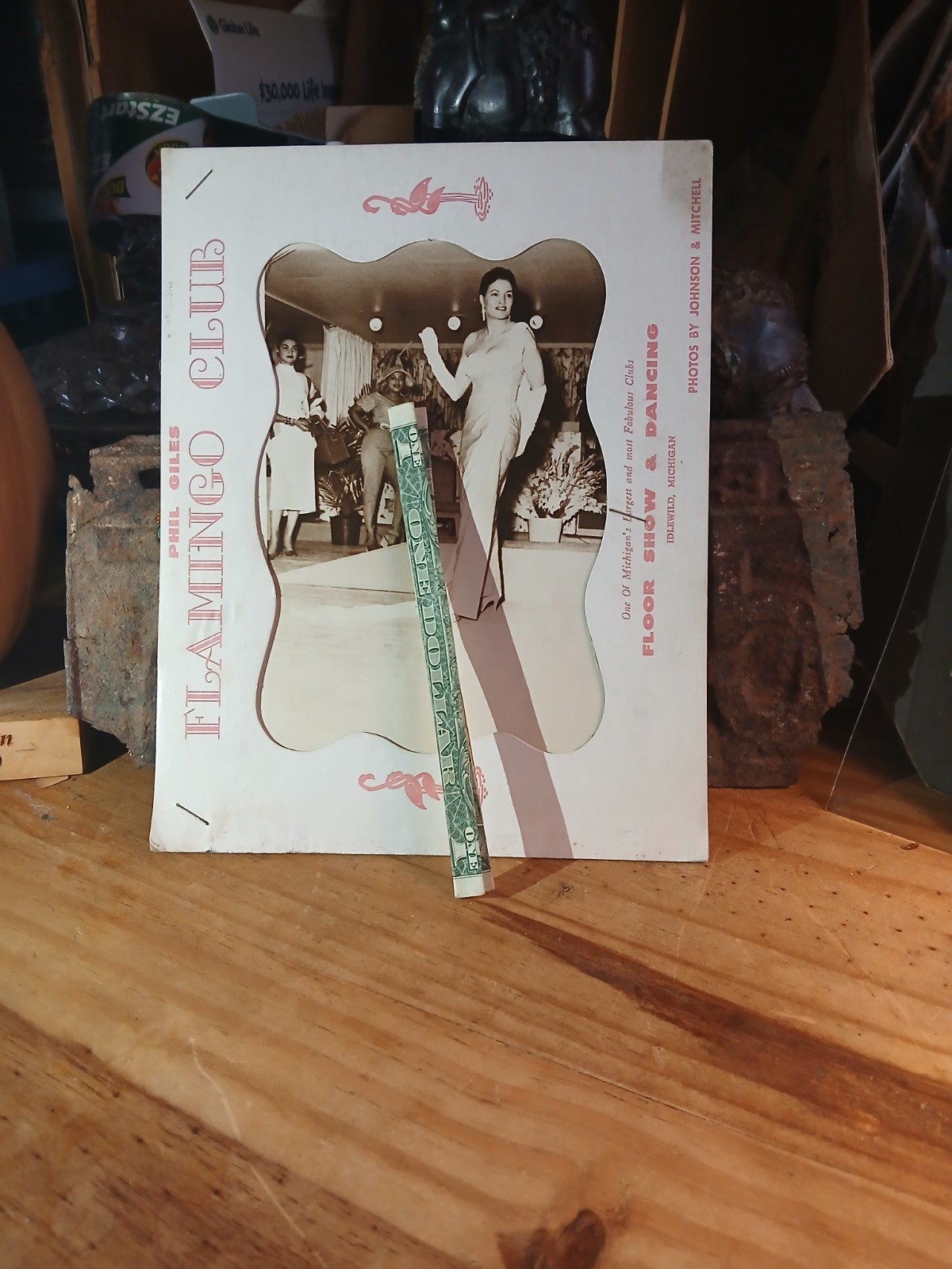 Antique African American * FLAMINGO CLUB* IDLEWILD MICHIGAN