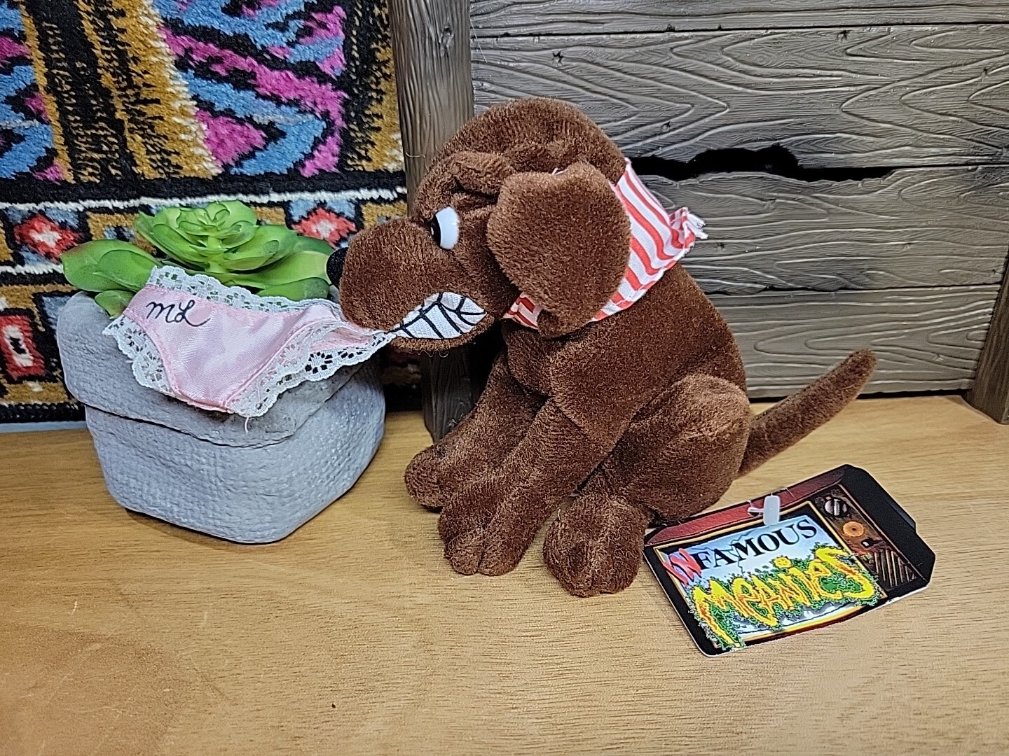 Meanie Beanie Babies Vintage Infamous Series BUDDY Bill Clinton's Dog Lewinsky