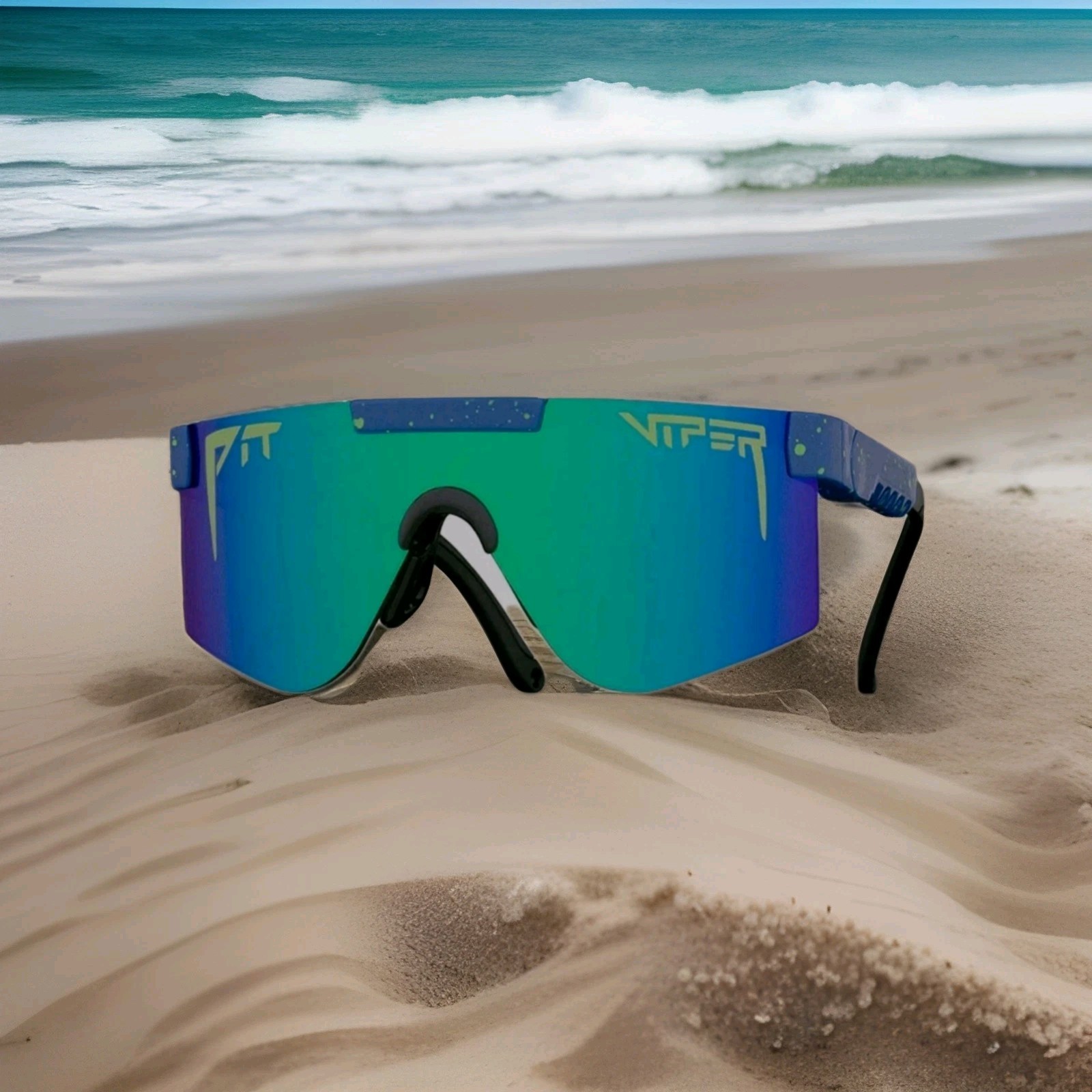 BRAND NEW Pit Viper Youth "Leonardo" Sports Sunglasses for Boys Girls Age 3-8