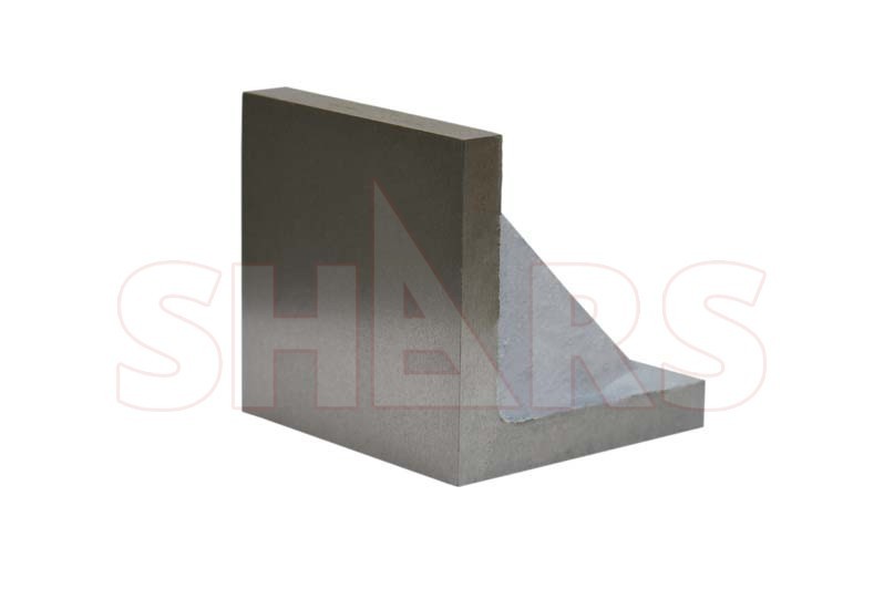 Webbed End 10x10x10 Ground Angle Plate High Tensile Cast Iron 0.0005" per 6" R