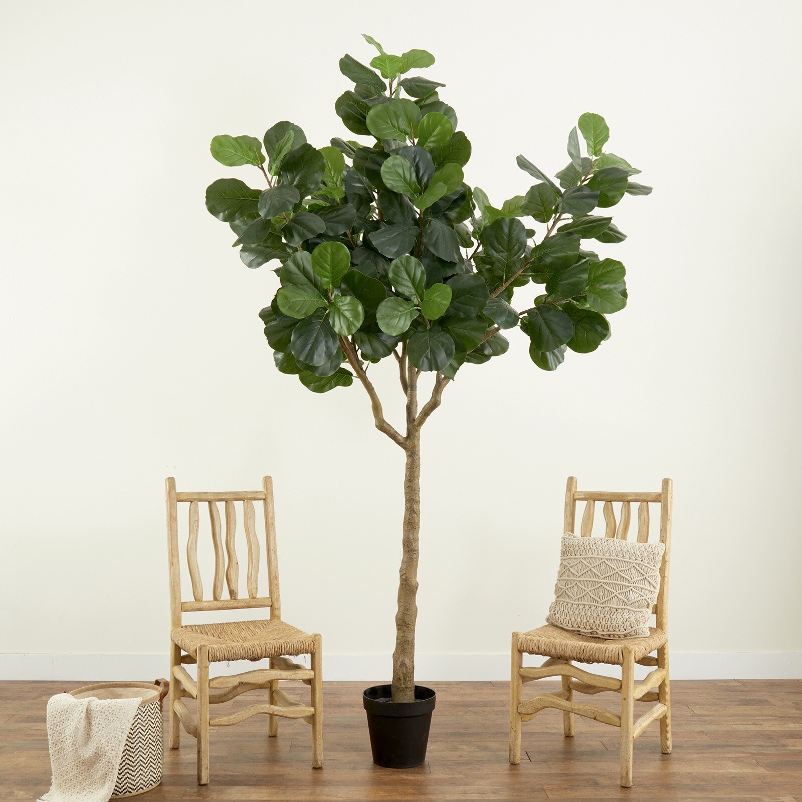 10’ Artificial Fiddle Leaf Fig Tree Home Decor. Retail $379