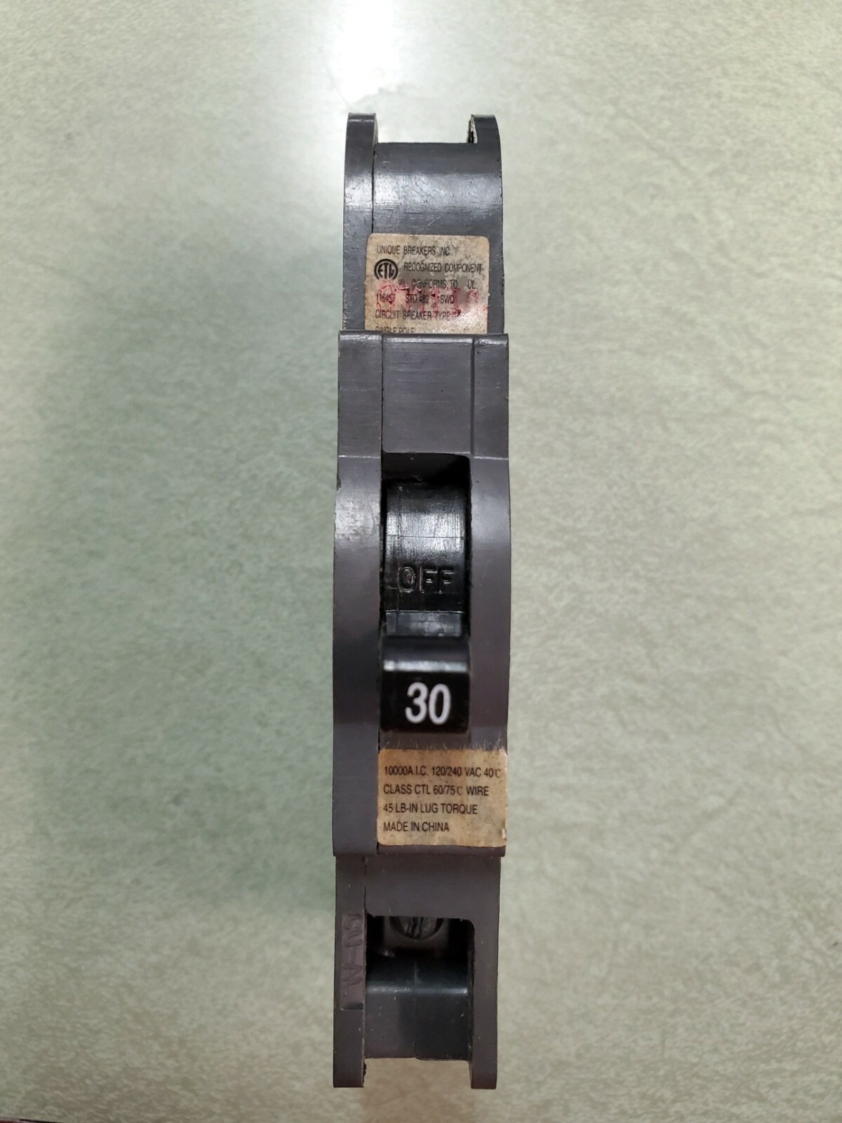 UBIZ-30 Q-30 BREAKER