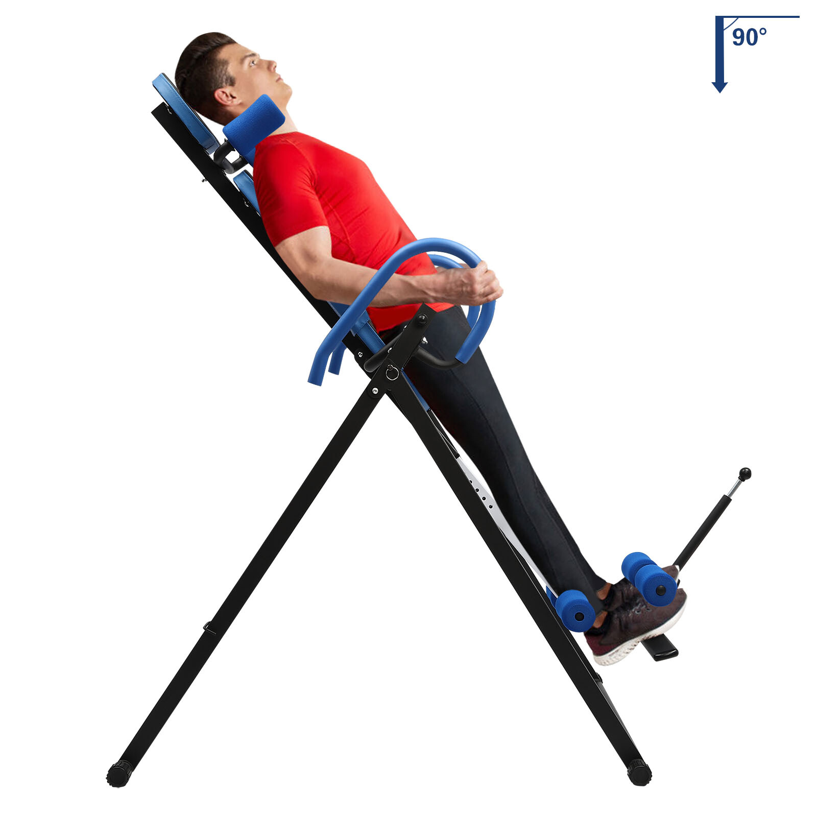 Therapy Pad Back Pain Relief Fitness Inversion Table Teeter Stretcher Machine US