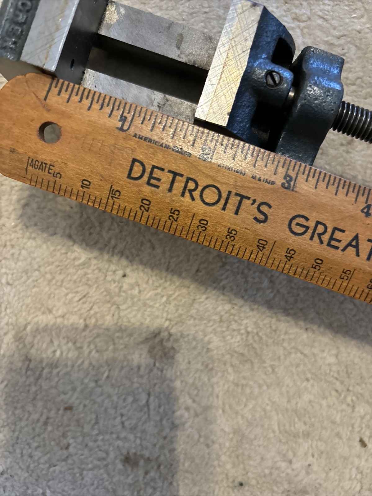 Palmgren Baby Vise Machinist Drill Press Vise 1-1/2” Jaws Excellent Condition