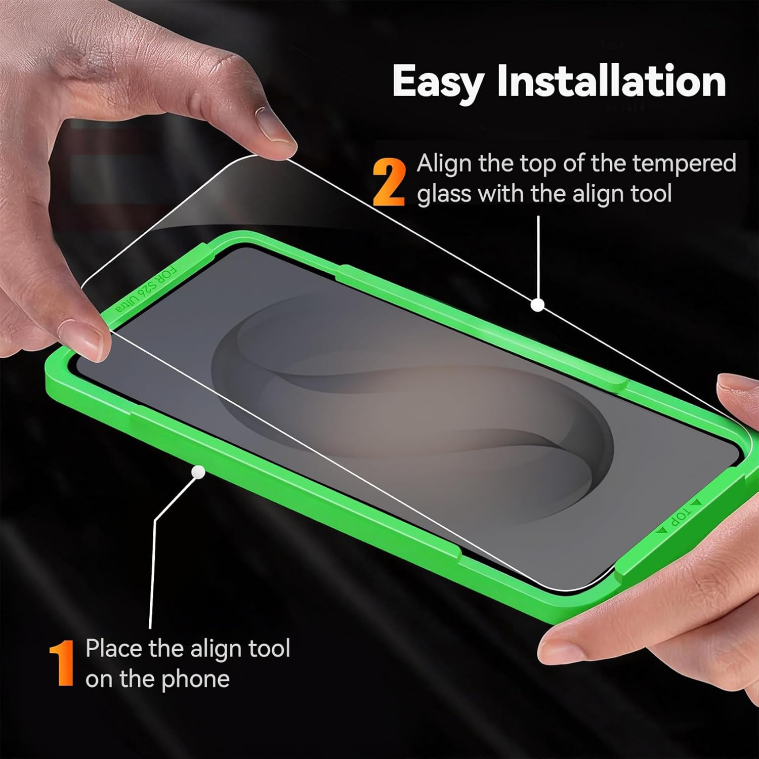 3 Pack Tempered Glass Screen Protector for Samsung Galaxy S26 Ultra with 3 Pack