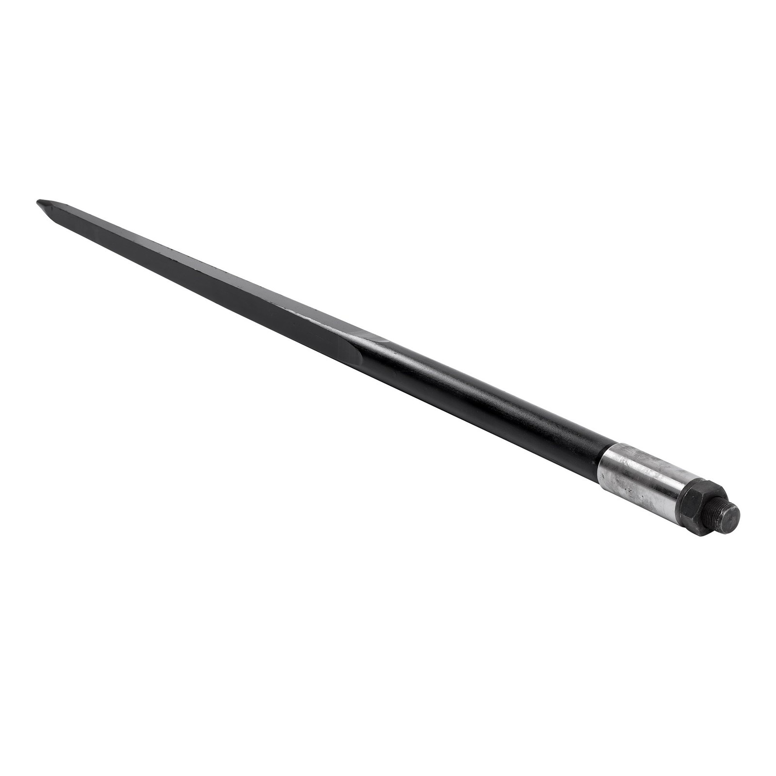 49IN Hay Spike Bale Spear 4500lb Capacity Spike Fork Fit For Tractor Black 2 Pcs