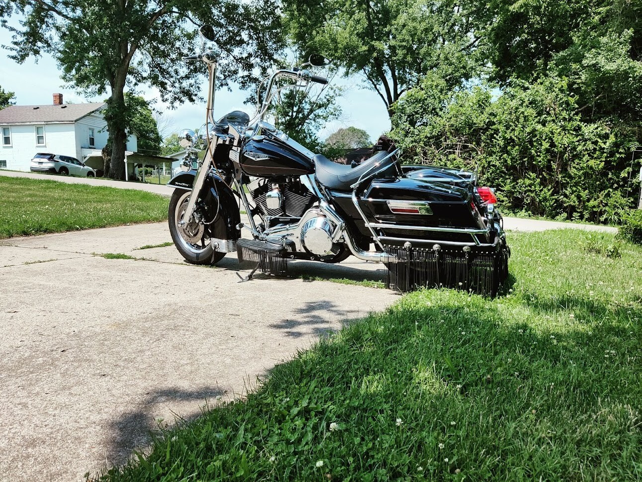 Rail Grab Harley Road King road Sundowner Solo Bucket Set or Mustang Seats 97-12