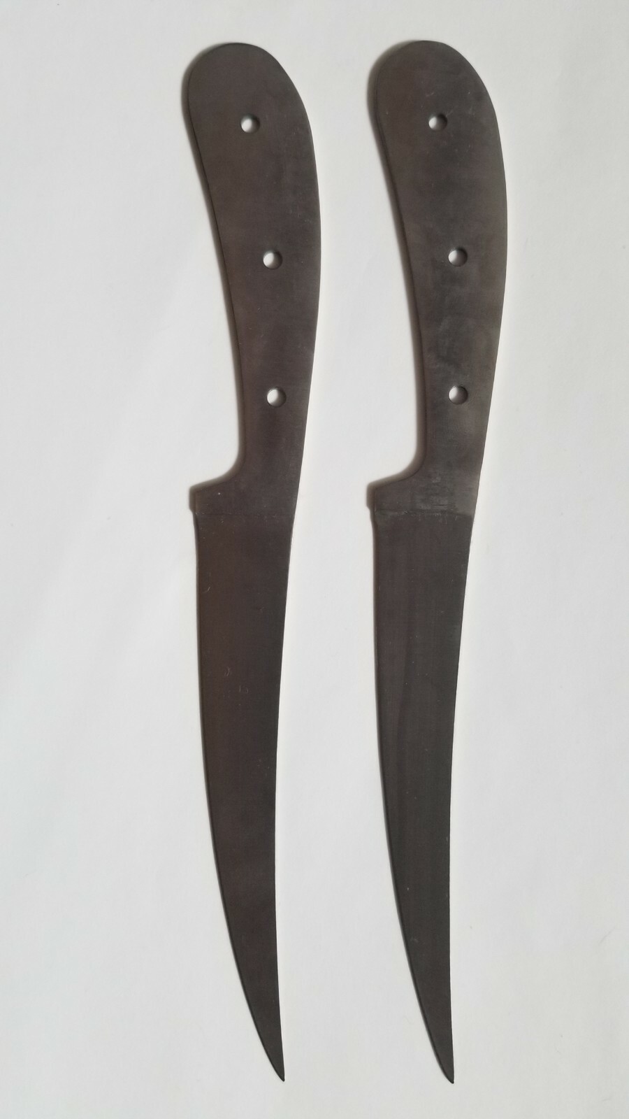Lot of 2 - "Kodiak" Style Fish Fillet Blade Knife Making Blank - Stainless Steel