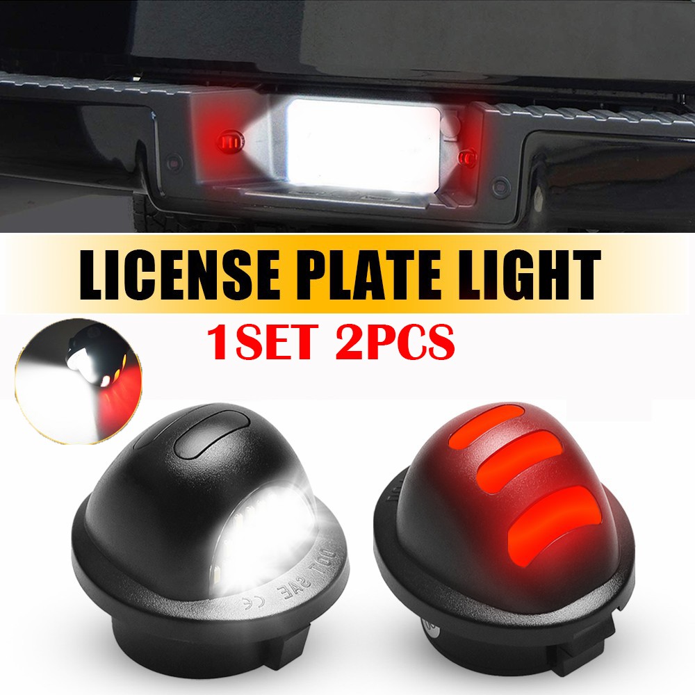 2-20X LED License Plate Light Tail Assembly Lamp for Ford F150 F250 F350 1990-14