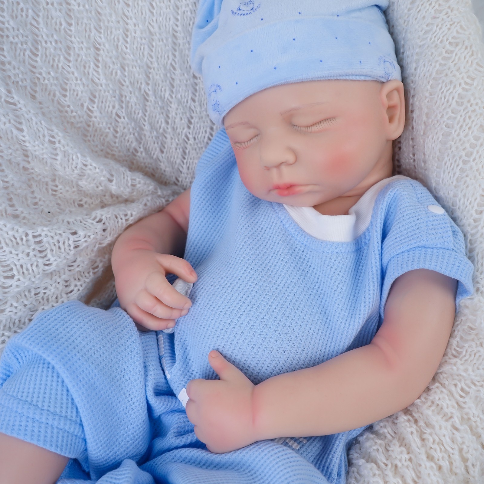 52cm Reborn doll, silicone doll, handmade, crafts, children's toys,gifts