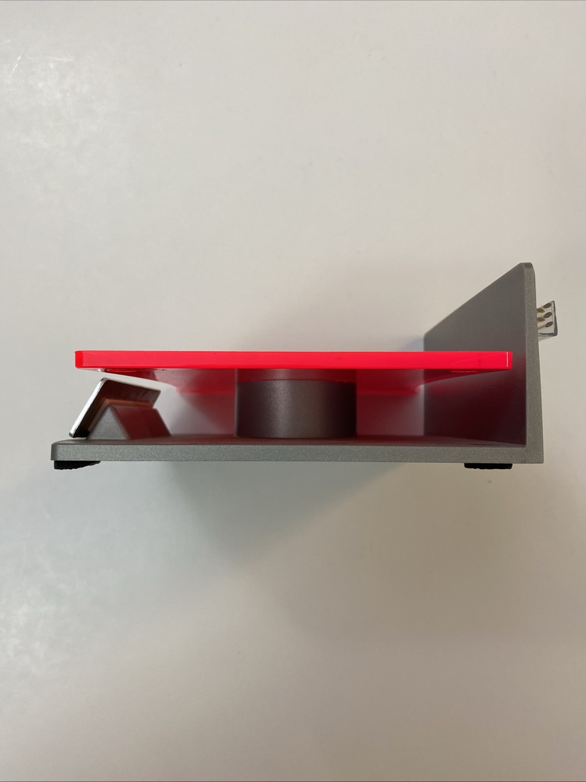 Canon Camera Dealer Display Stand Neon Red | Store Advertising Lens Platform