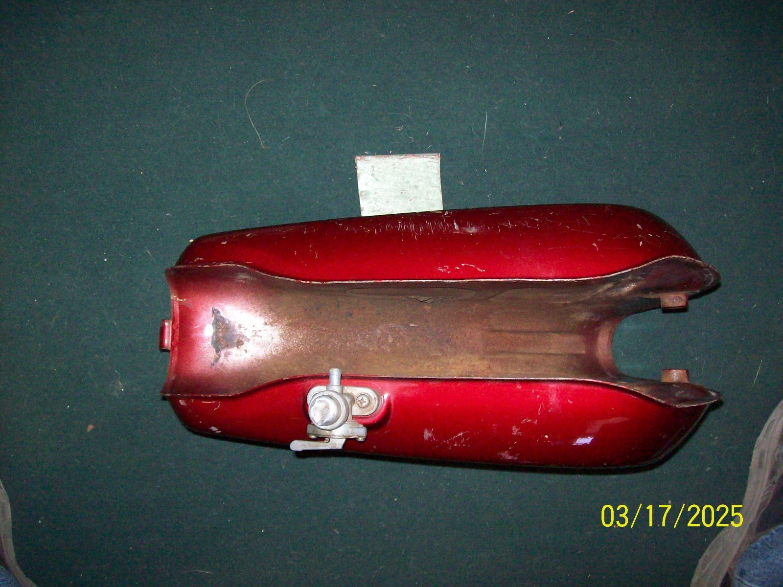 Yamaha DT125 Fuel Tank No Dents #2 Burgundy AT CT 70’S +Global Shipp