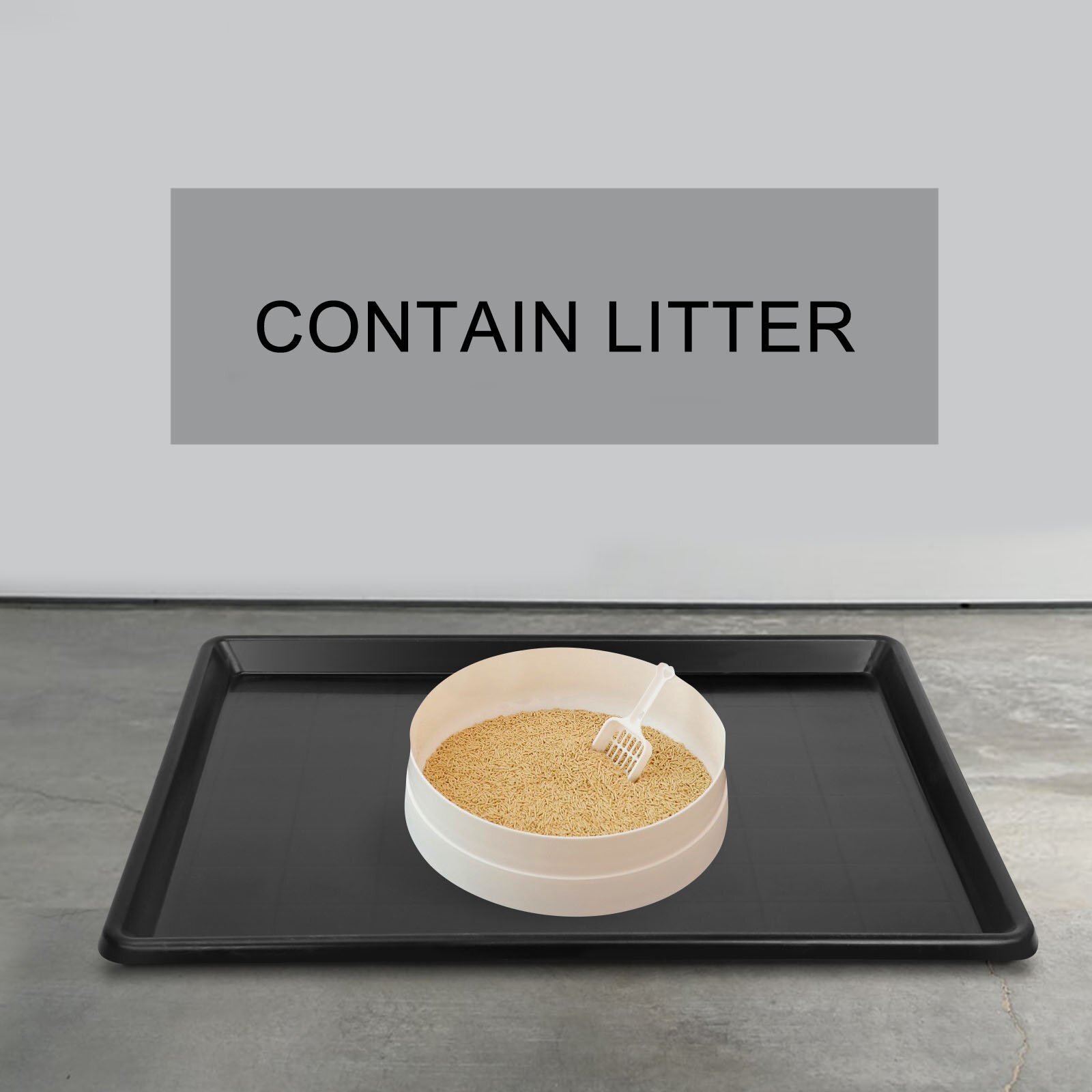 2pcs 27 X 21 inch Replacement Tray for Dog Crate Pans Plastic Bottom