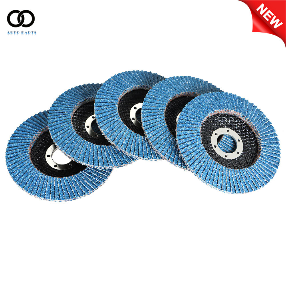 100Pack 4.5"×7/8'' 40 Grit T29 Premium Zirconia Flap Disc Wheel Sanding Grinding