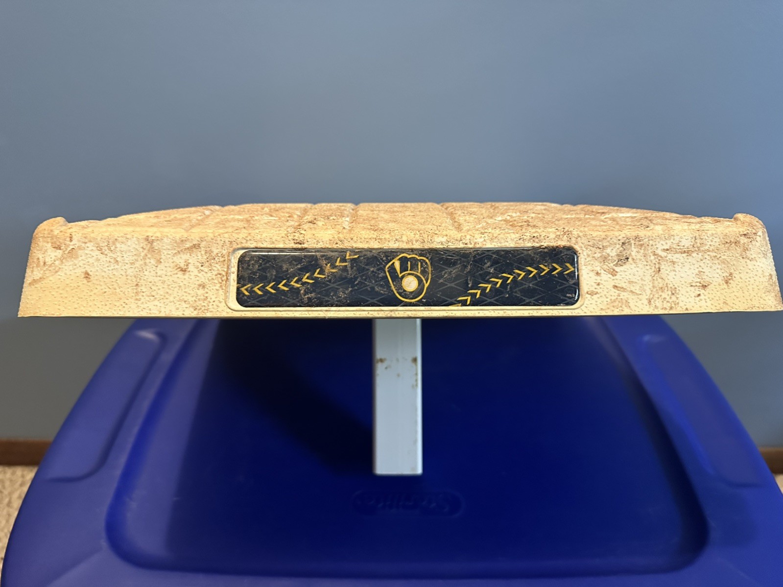 Milwaukee Brewers Game Used Base vs Detroit Tigers 1st Base: INN 1-9 9/30/18 MLB