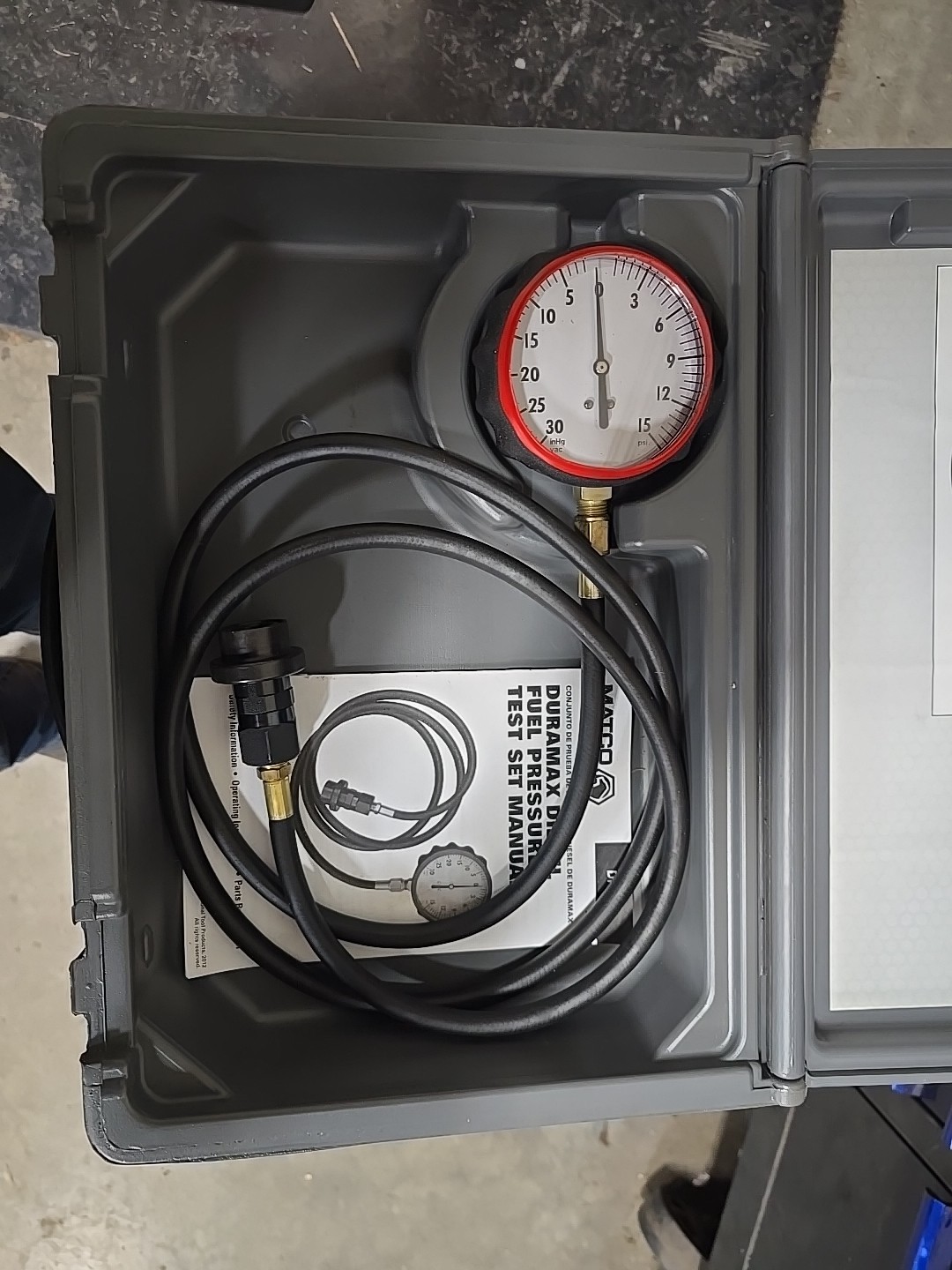 Matco Tools Duramax Diesel Fuel Pressure Test Kit Dfst10