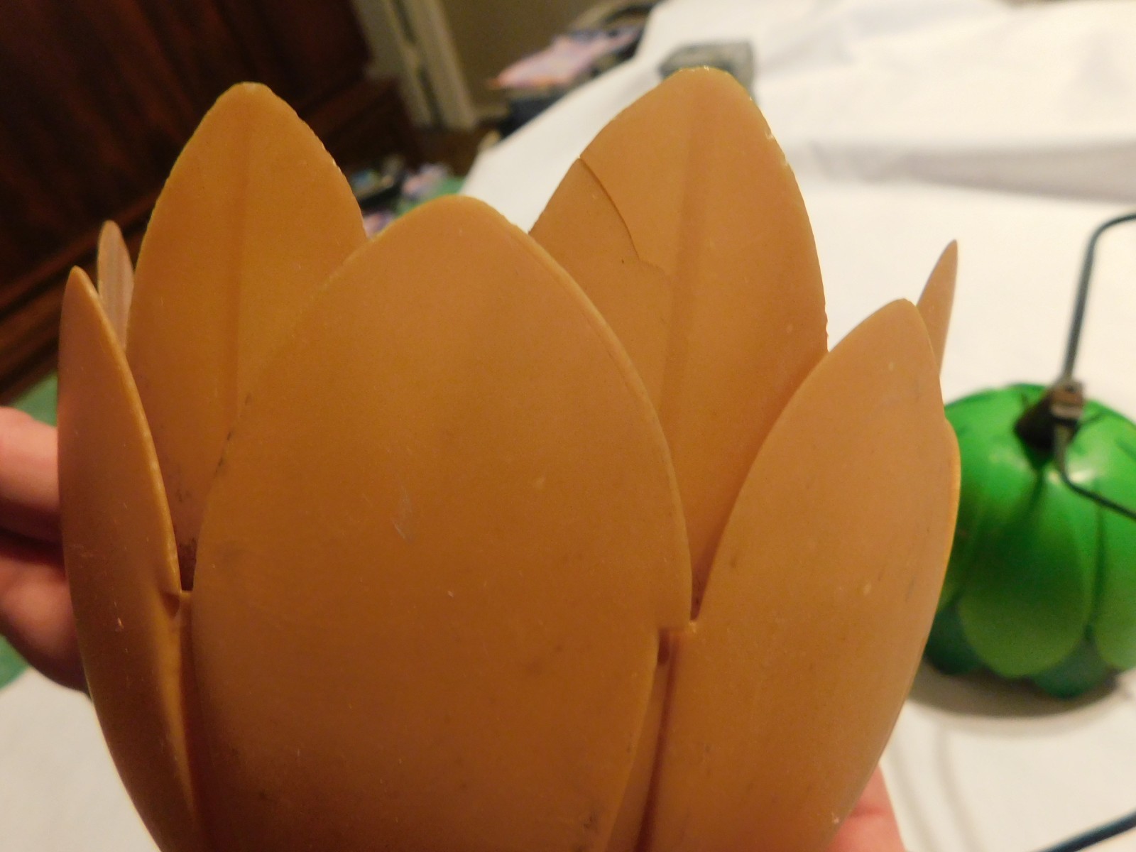 VTG NOMA BLOW MOLD TULIP TIKI OUTDOOR LIGHT STRING LIGHTS 14 ft CAMP PATIO RV