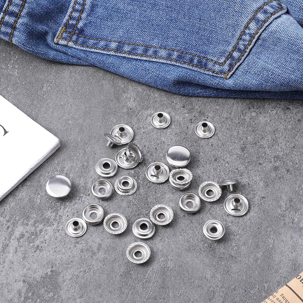 480X Snap Fastener Stainless Steel Boat Canvas Screw Press Stud Cover Button Kit