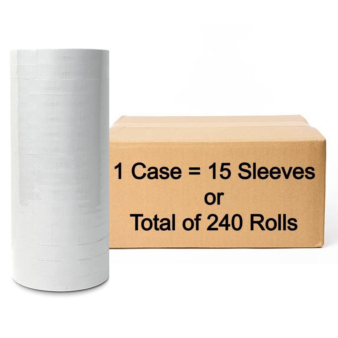 1 Case of  White Label for Monarch Pricing Gun 1110, 1105, 1107  (15 Sleeves)