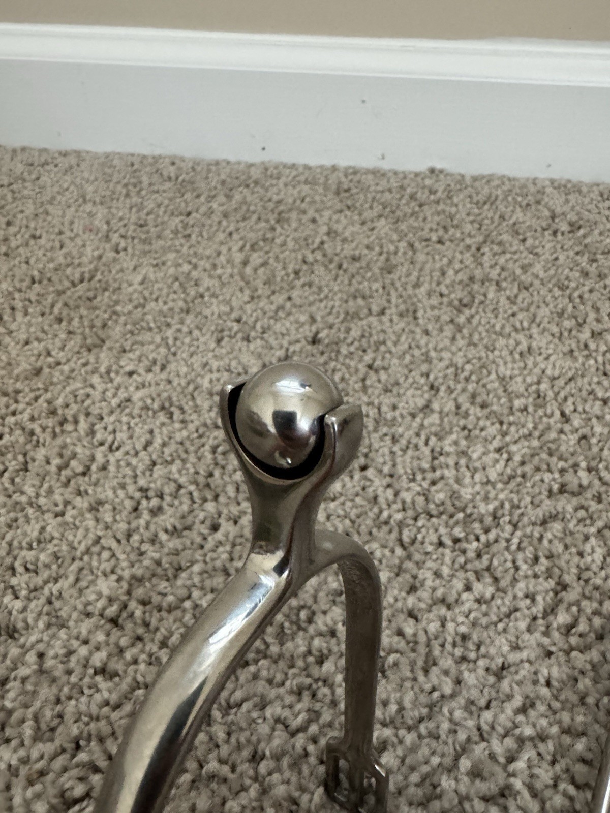 Pair Of Silver Roller Spurs