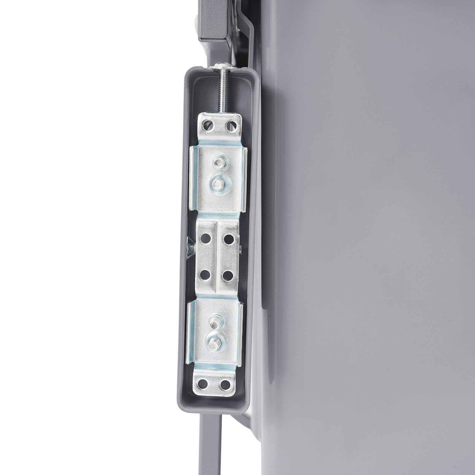 4.4Gal Under Cabinet Dual Pull-Out Trash Can Kitchen 20L Sliding Waste Bin Grey