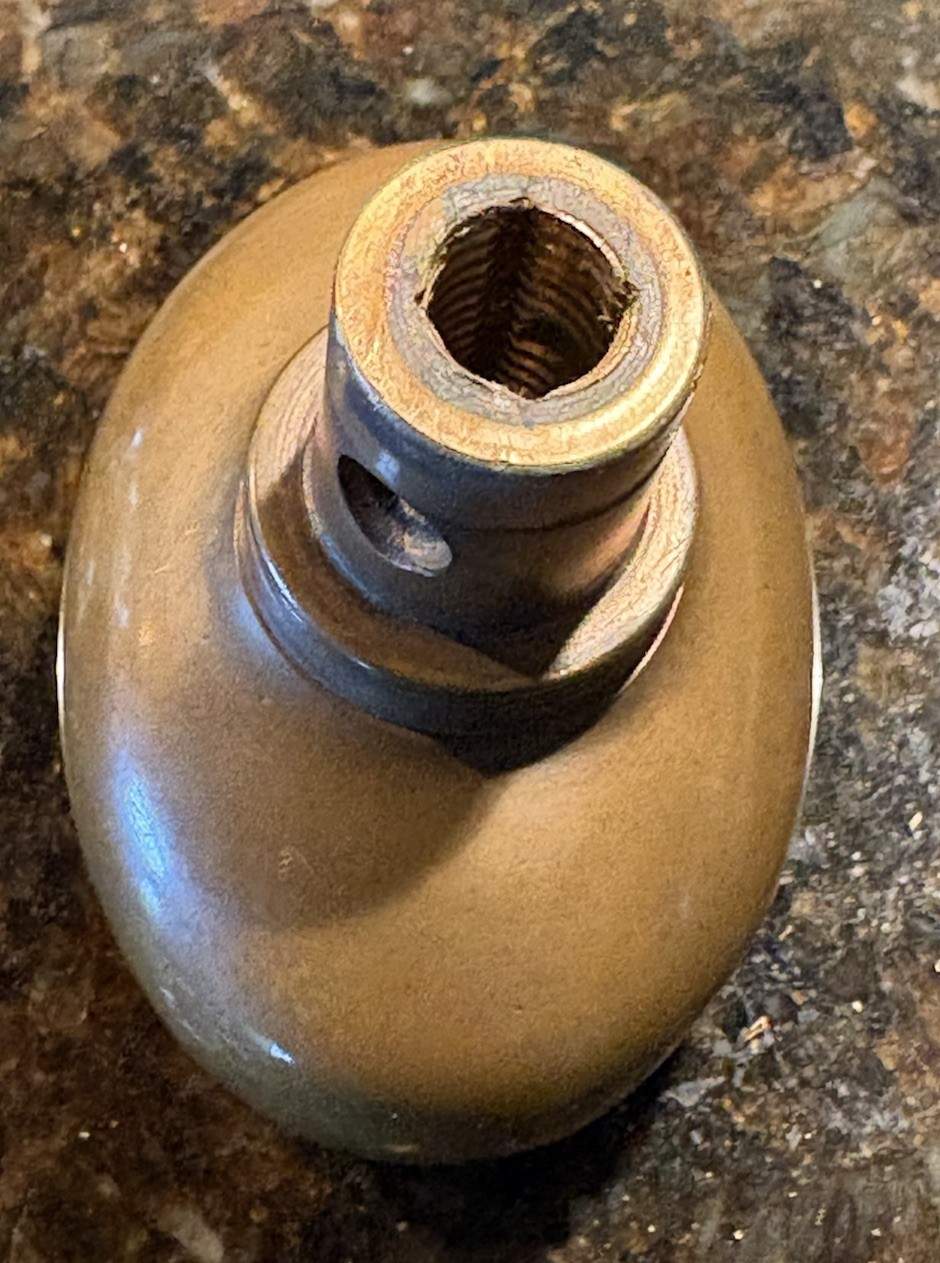 RARE Williamstown PA Public School Brass Door Knob