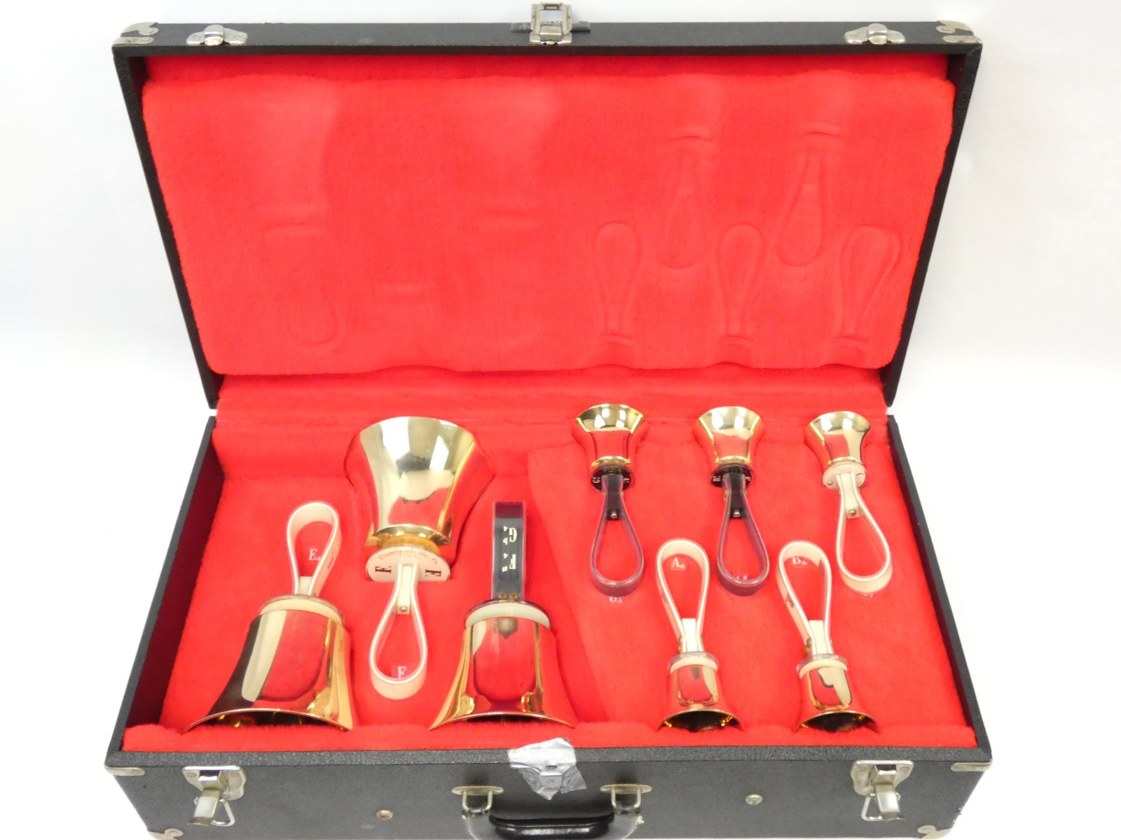 Malmark 3 Octave Handbell Set C4–C7 w Cases (Plus 10 Duplicate Bells)