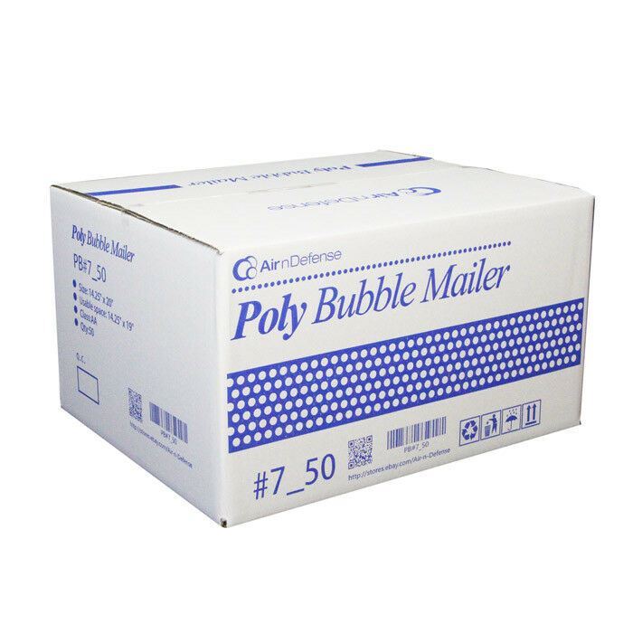 #7 14.25x20 Poly Bubble Padded Envelopes Mailing Mailer Shipping Bag AirnDefense