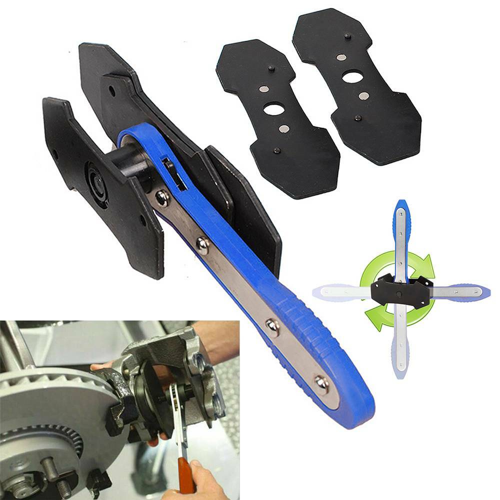 Car Ratchet Brake Piston Spreader Wrench Caliper Install Tool Press Portable Pad