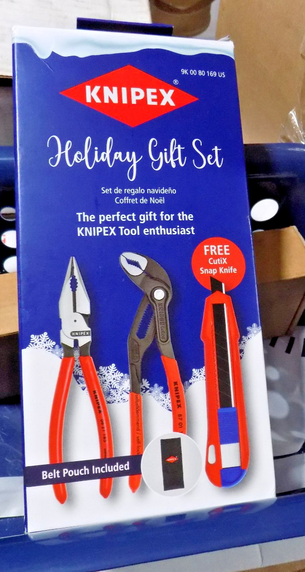 Knipex Tools 9K0080169US 3 Piece Holiday Gift  Set NEW MADE IN GERMANY