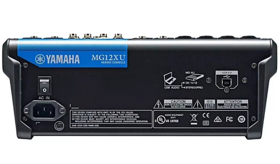 USA Yamaha MG12XU 12 Channel Mixer With USB And Effects