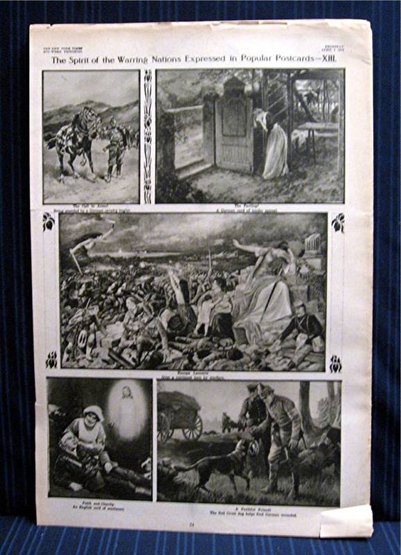 1916 NY Times 04-06 Mid Week War Pictorial WWI Magazine