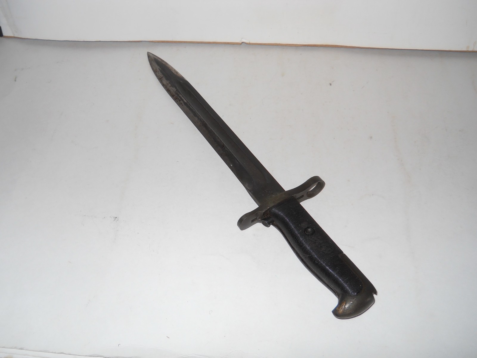 VINTAGE M1 GRAND U.F.H. FLAMING BOMB U.S. BAYONET W/FLAMING BOMB SCABBARD(NICE)
