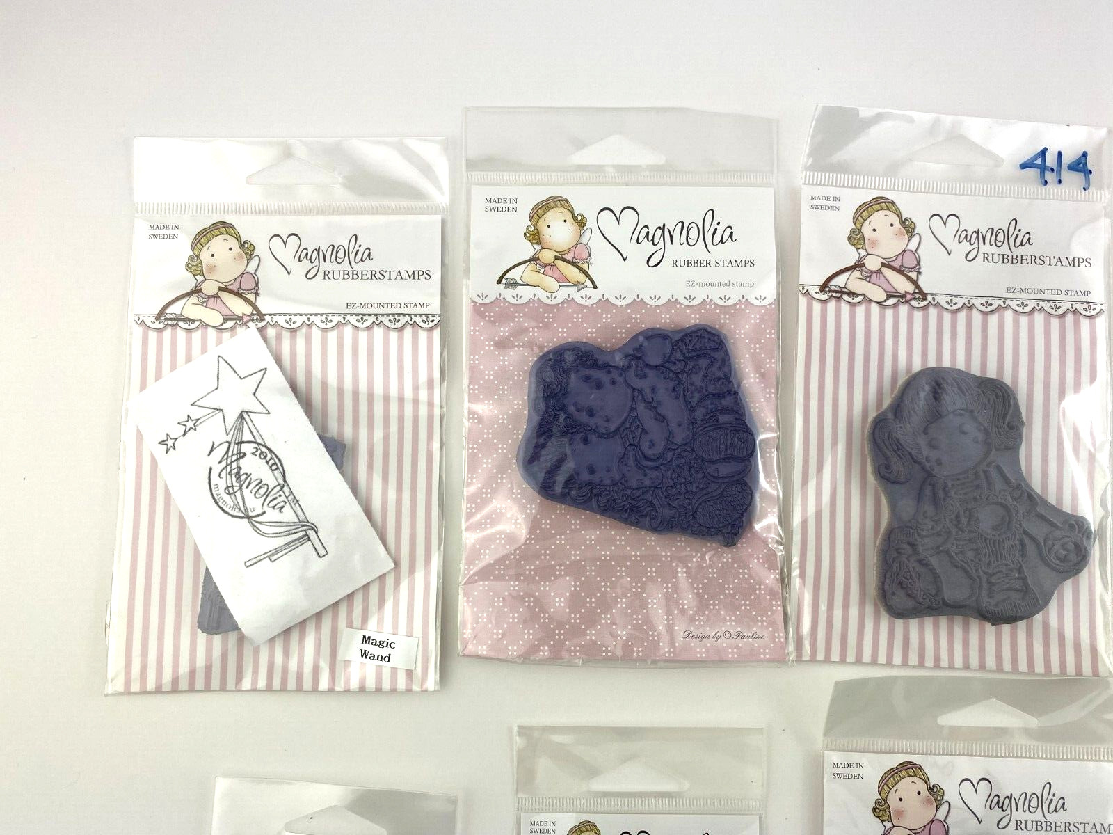 Magnolia (LOT OF 10) Rubber Stamps Assorted #12