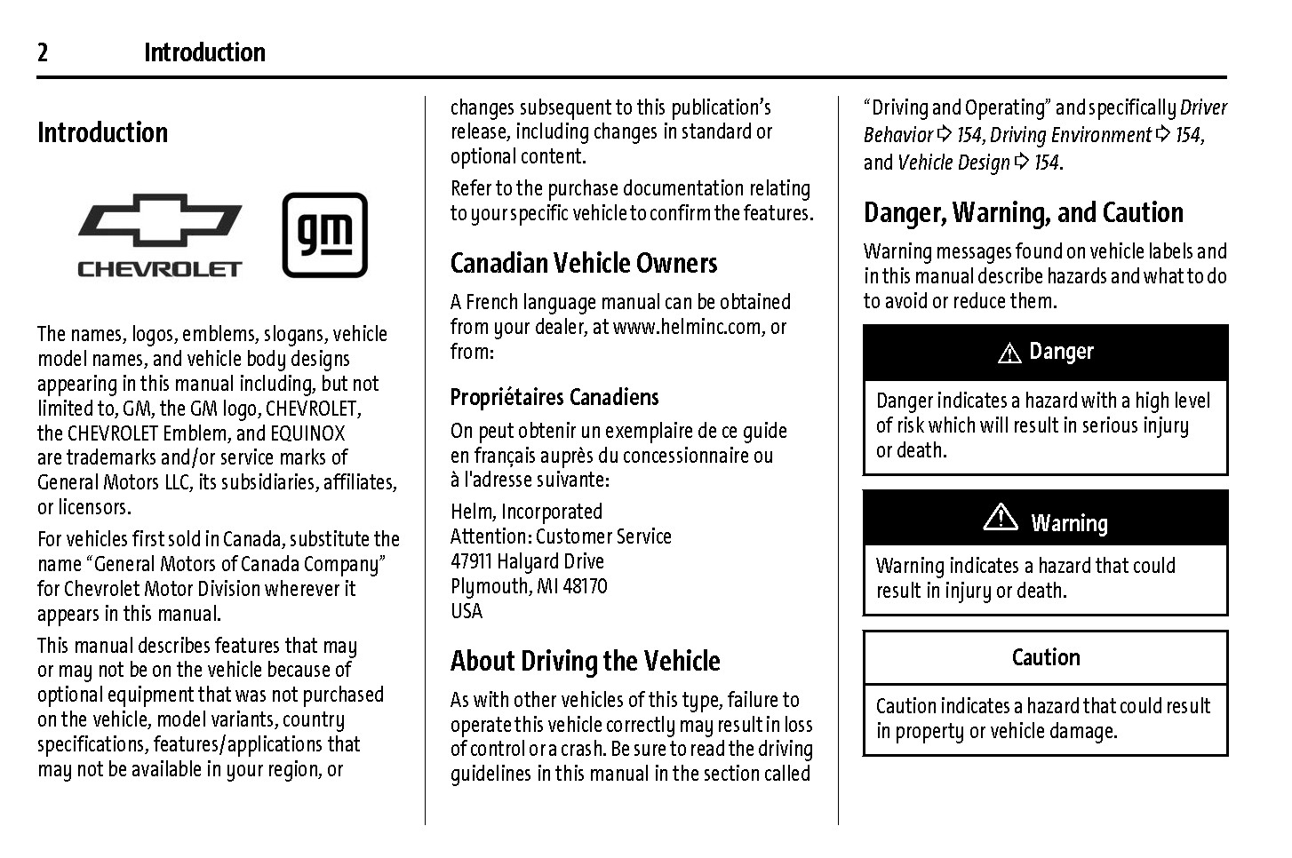 2025 Chevrolet Equinox Owners Manual User Guide